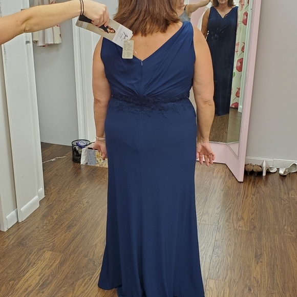 Jade by Jasmine Navy Blue Maxi Dress - Picture 15 of 15